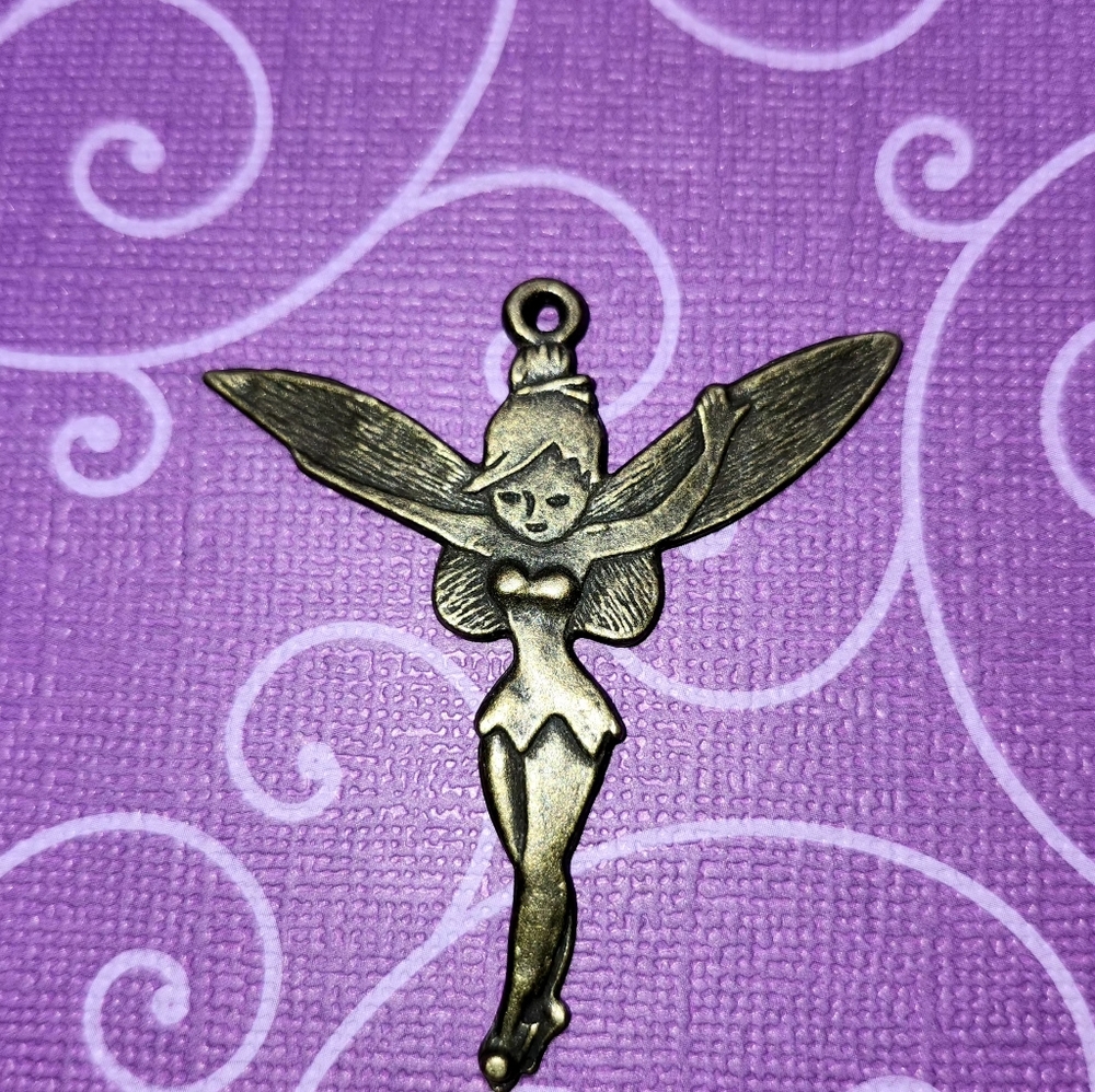 Bronze Fairy Pendant/tinkerbell